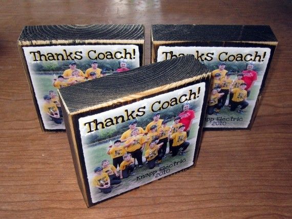 TEACHER or CoACH Personalized gift- Larger Photo Letter Blocks- GRADUATION thanks coach FRIENDS via Etsy