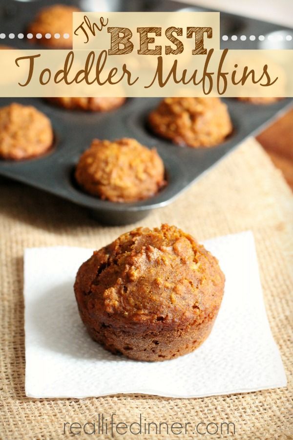 The BEST Toddler Muffins. You wont believe how many healthy ingredients are packed in these tasty muffins.