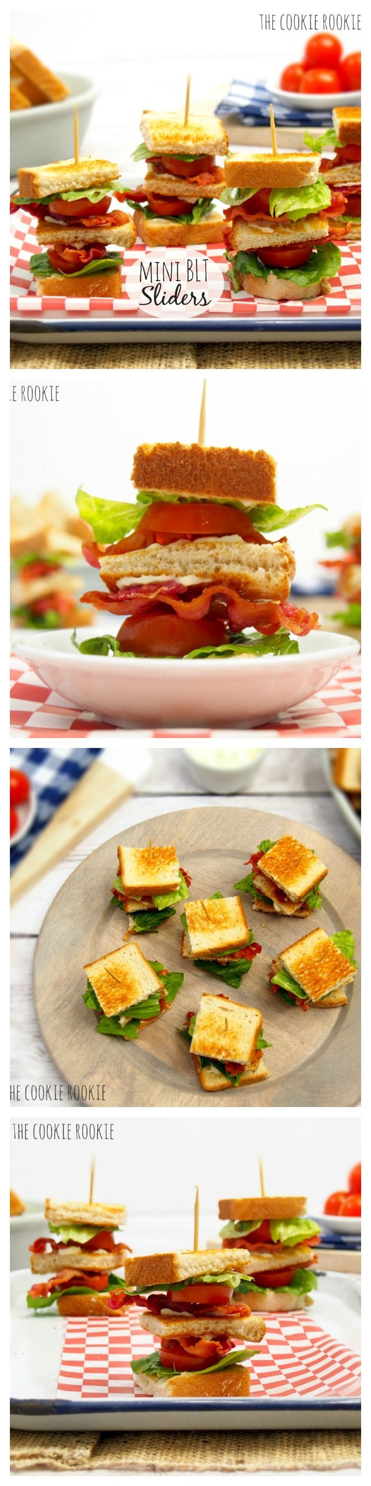 The Classics are the best! MINI BLT SLIDERS! So cute and easy.  LOVE! – The Cookie Rookie