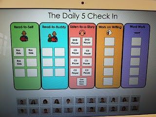 The Daily Five- I see this working for Math Workshop as well!  Math-With-Self, Math-With-Someone (Math Games?), Math- With-Tech