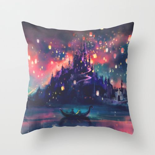 The Lights Throw Pillow  If only I didnt already have so many pillows…this would be perfect with my plethora of Disney blankets!