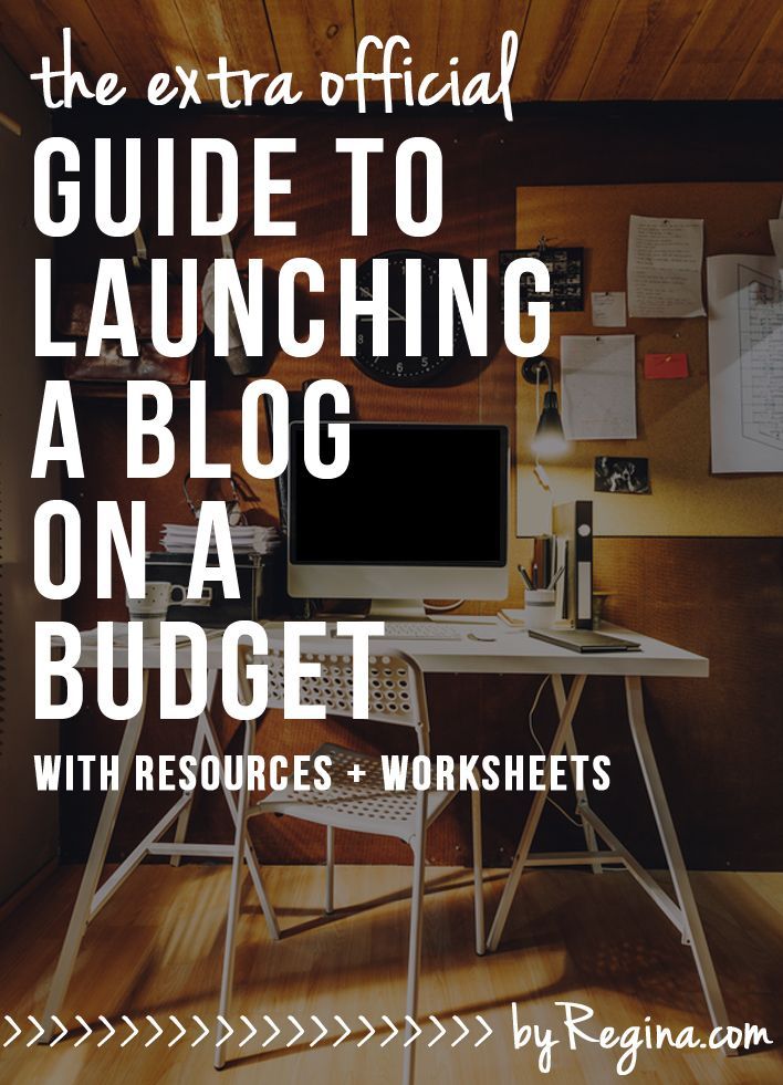 The Official Guide to Launching a Blog on a Budget. This guide addresses 10 areas to help you plan, create, and launch your blog
