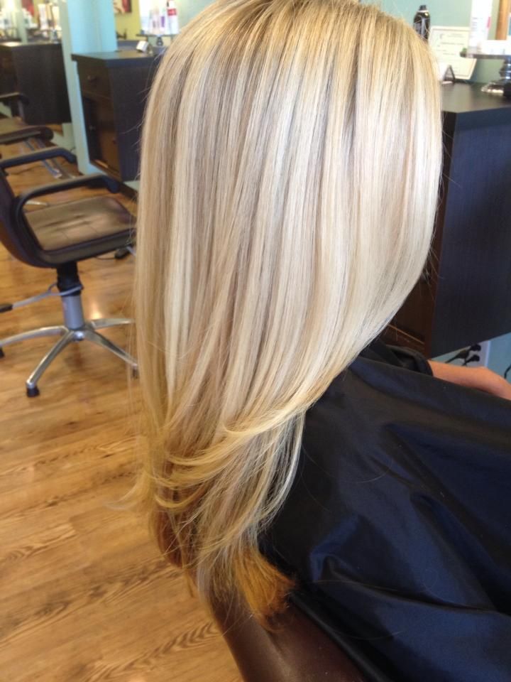 The perfect color of Blonde. Try Aloxxi hair color the next time you want to go Blonde.