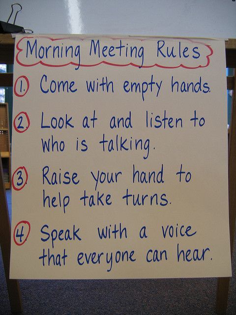 The use of classroom/community meetings to build rapport and relationships.  Taking the time for a daily morning meeting is a