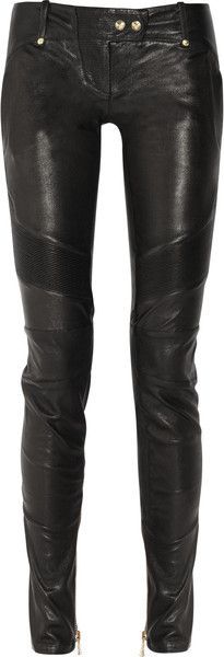 There they are! Black Balmain Skinny Leather Pants in Black – Lyst… only $3500. Poo :(