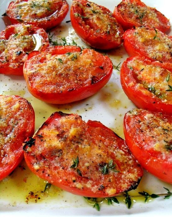 These Garlic Grilled Tomatoes sound amazing and would pair perfectly with our Sonoma Grill Steaks!