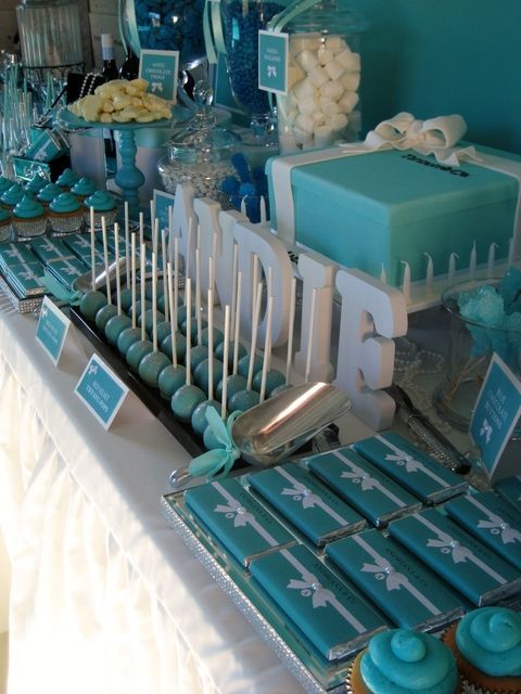 TIFFANY & CO Birthday Party Ideas | Photo 4 of 16 | Catch My Party  #Quinceanera #inspiration