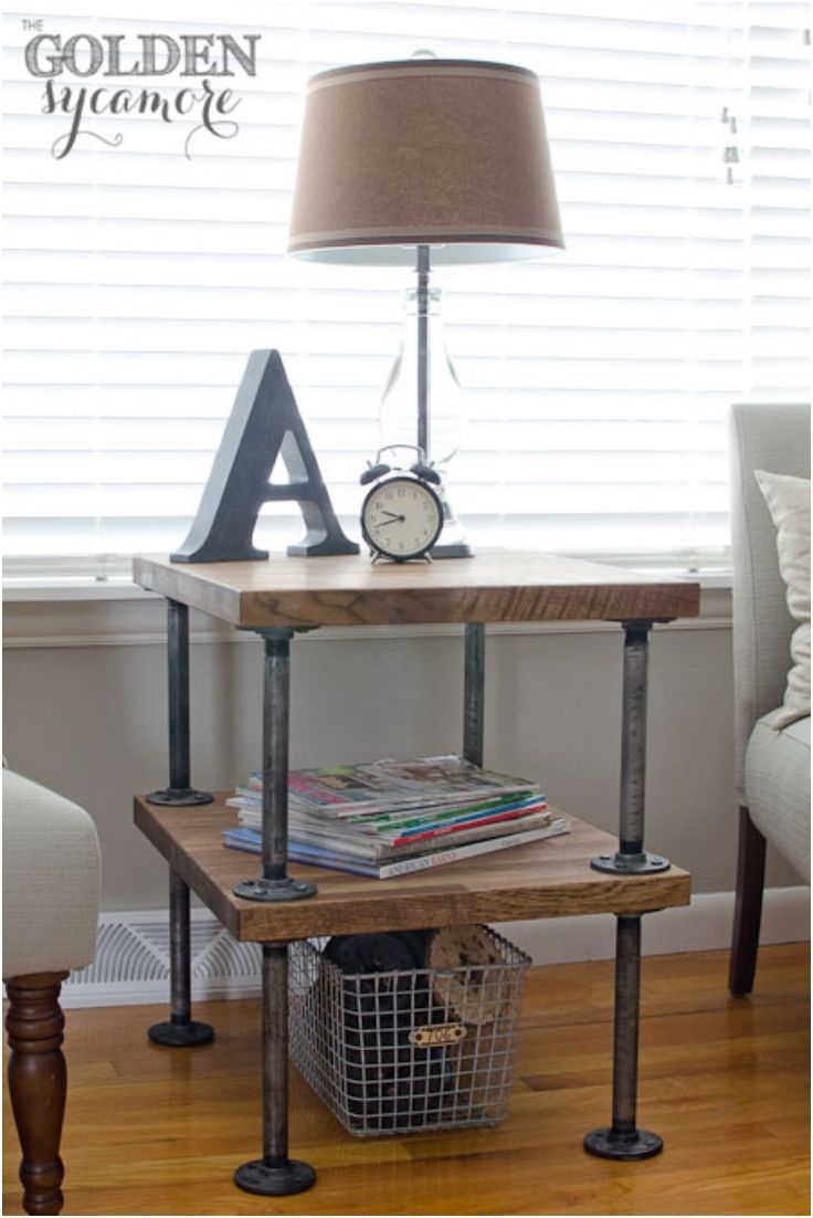 Top 10 Excellent DIY End Tables. Theyre all pretty cool, but my favorite is the one pictured here.