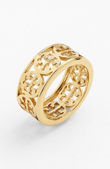 Tory Burch Kinsley Logo Band Ring available at #Nordstrom