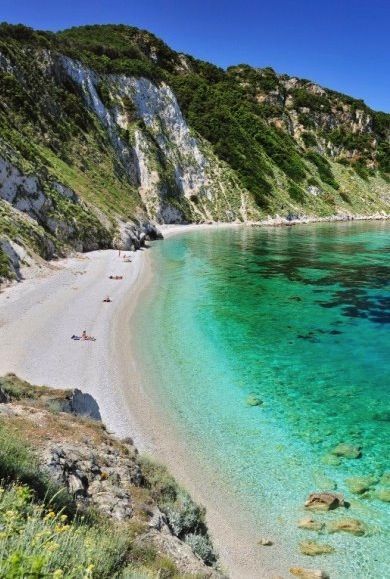 Tuscany’s Elba Island is home to many gorgeous beaches, but Sansone might just top the list.