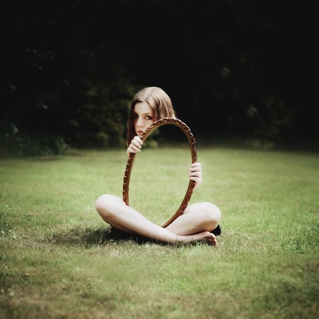 Use mirrors to create illusions, as in this self-portrait by 18 year old photographer Laura Williams