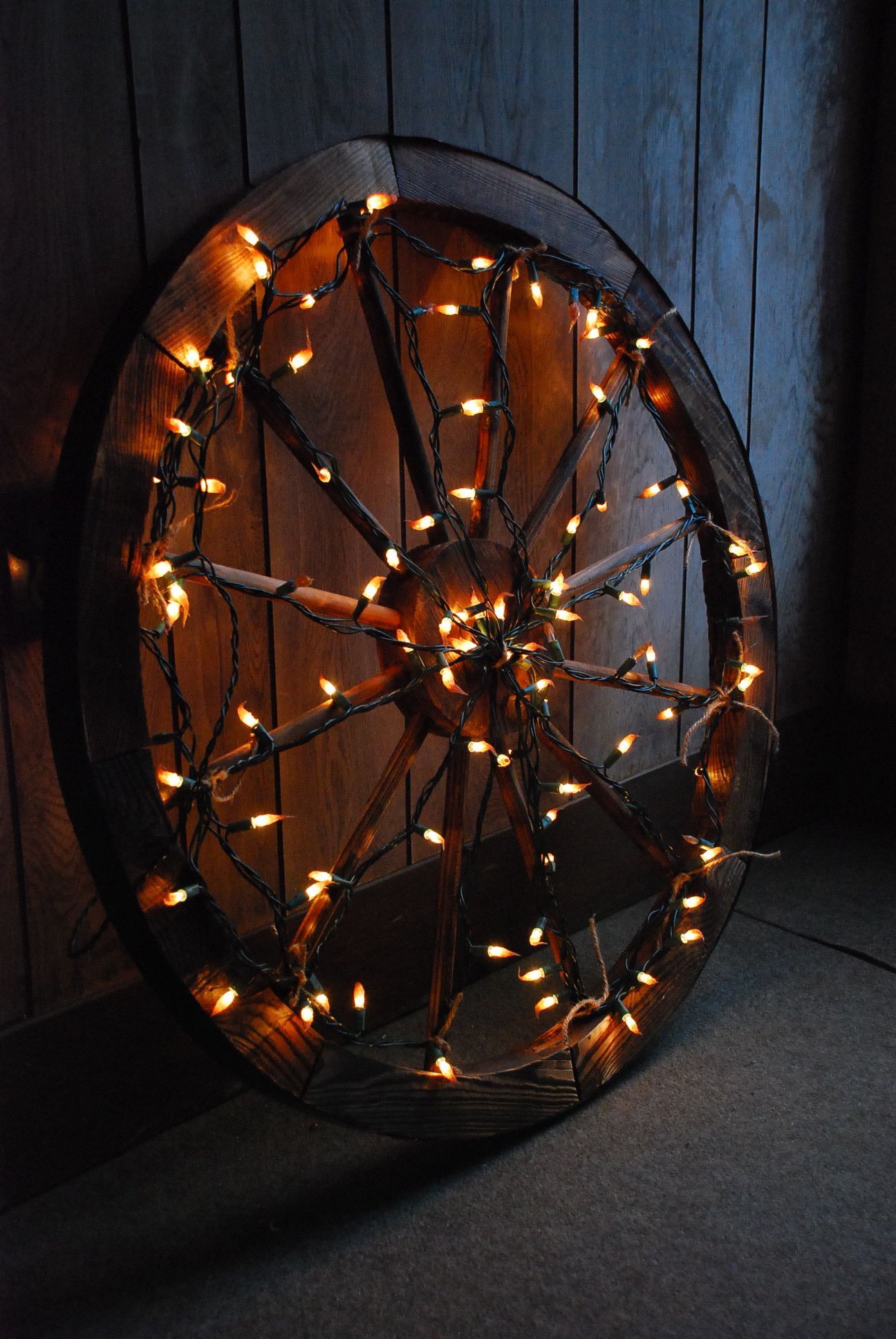 Wagon wheel. If I have a barn wedding, I definitely would like this to be there