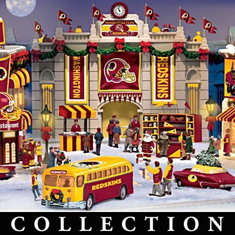 Washington Redskins Christmas Village collection $59.99