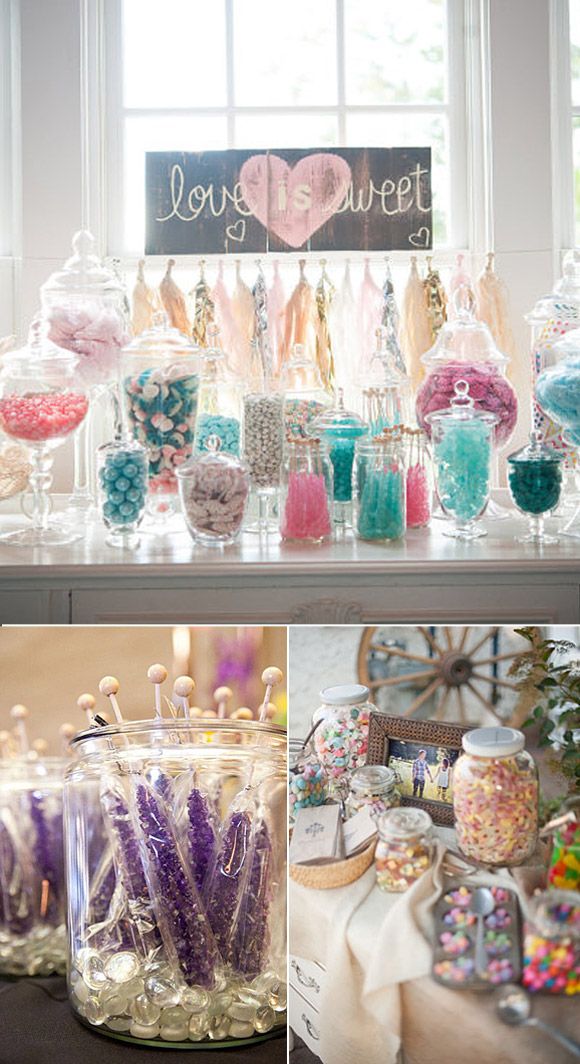 Candy Bar: a beautiful idea to sweeten your wedding.