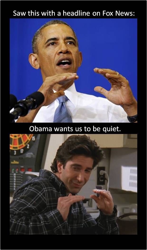 What Obama’s doing here. | 31 Things Only “Friends” Fans Will Appreciate