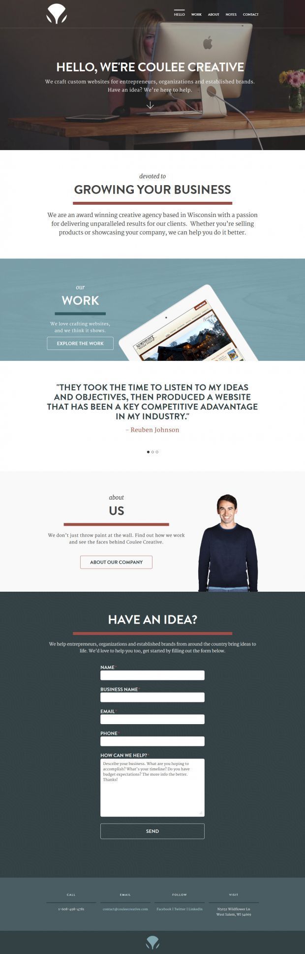 Wisconsin Web Design – La Crosse Website Design Company – Agency, html5, Studio, Responsive Design, Development, Inspiration, SEO,