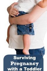 Your second pregnancy is often complicated by having to care for a toddler. Survival tips for moms!