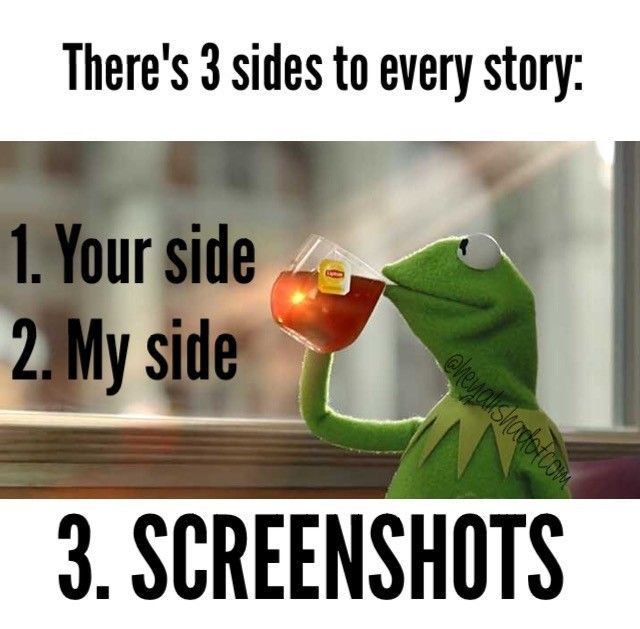 Zackly. Kermit, None of My business