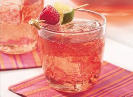 20 Non-Alcoholic Party Drinks | Rock UR Party Recipes sparkling raspberry lemonade