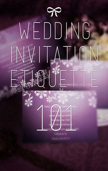A list of the most important wedding invitation etiquette you should practice when sending out invites to family and friends.