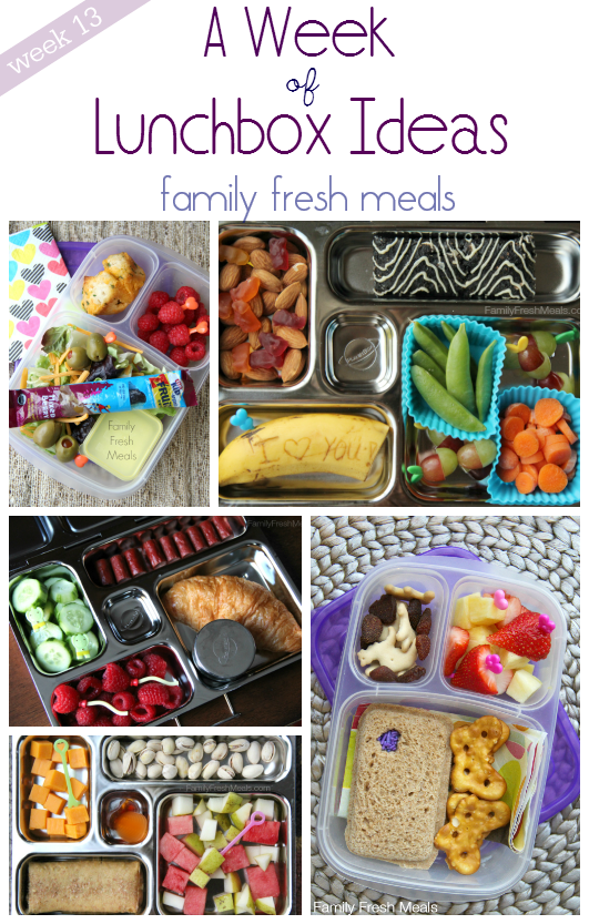 “A Week of Lunchbox Ideas” | Lunch packing help is here! These school lunches were made in about 10 minutes.
