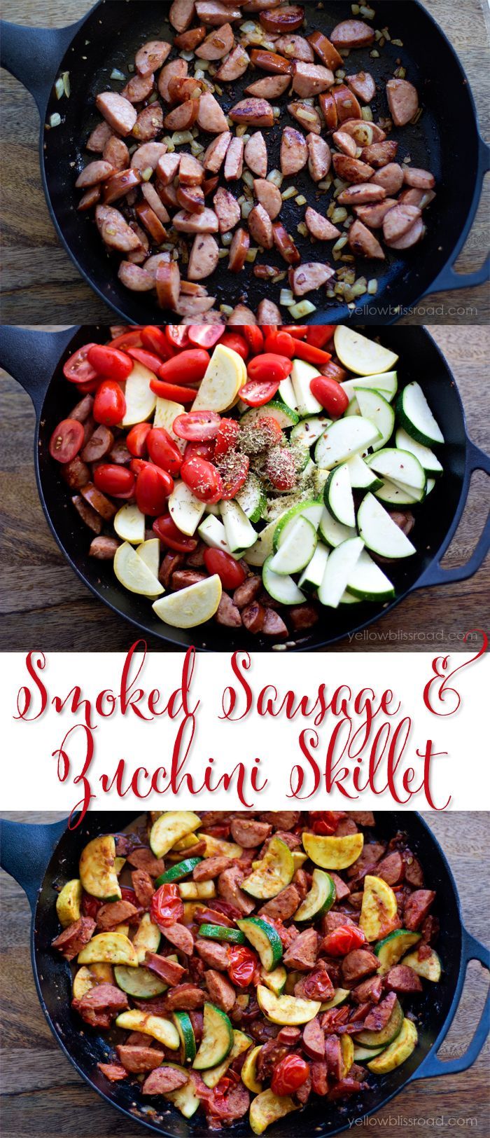 Amazing Smoked Sausage and Zucchini Skillet – This was so good!!!