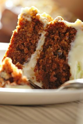 BEST CARROT CAKE EVER! -Use 2 cups carrots and 2 cups zucchini, 1/2 avacado oil and 1/2 butteR