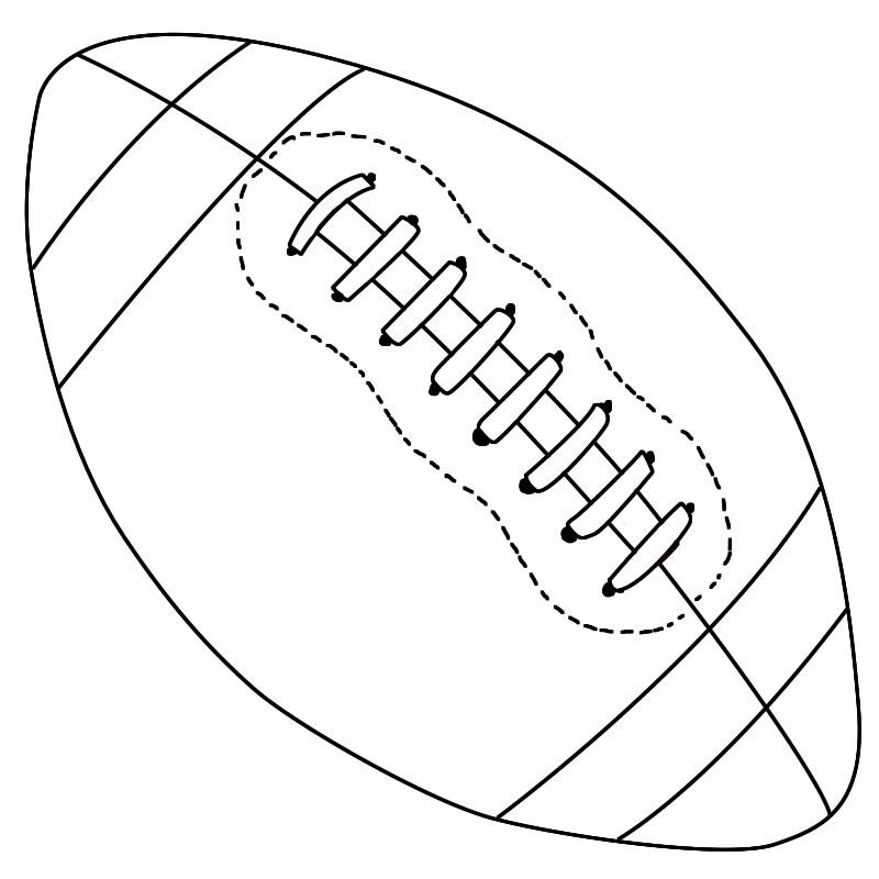 Brookie you need to show this to Riley!  He was always asking me to draw a football for him:)