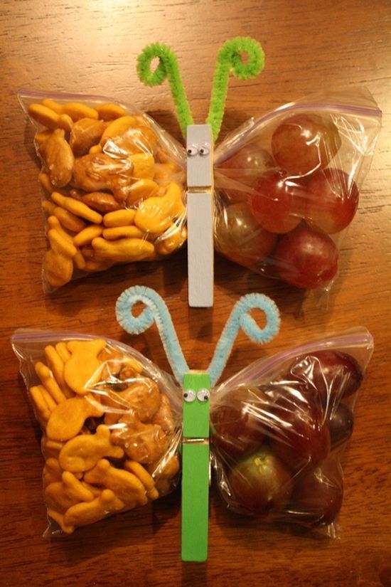 Butterfly Snack! Took these to my sons school – the kids LOVED them! – Click image to find more DIY & Crafts Pinterest pins