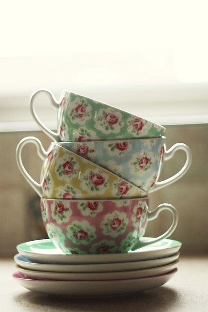 Cath Kidston teacups…I kinda want these!