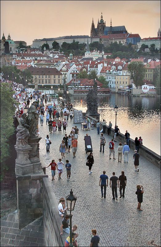 Charles Bridge, Prague, Czech Republic  Love it here!