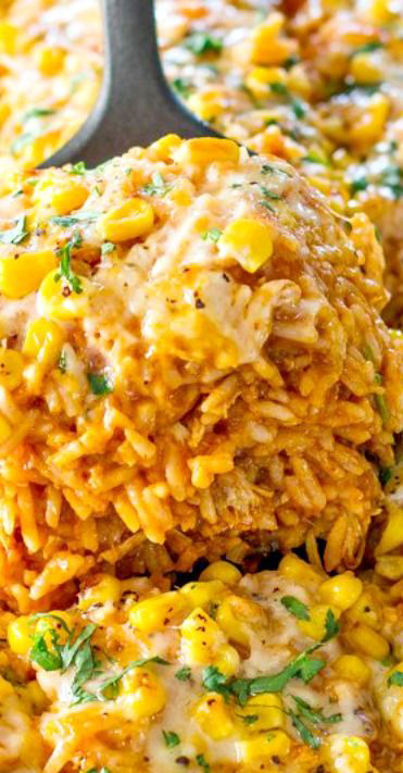 Chicken Enchilada Rice Casserole Recipe