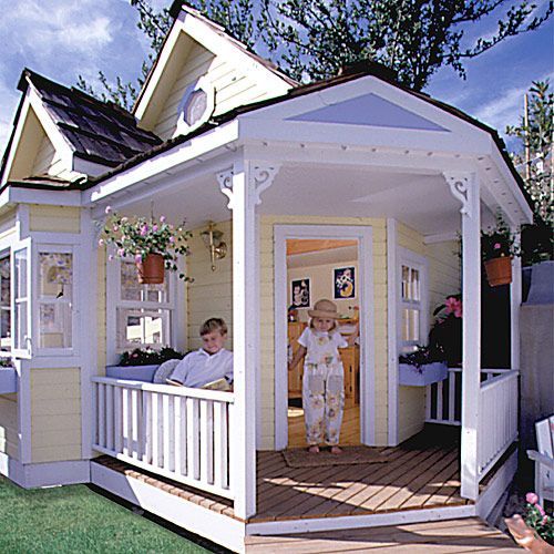 Cottage Playhouse. Able to be hooked up to cable/satellite, running water, electricity, central air, wireless communication(…and