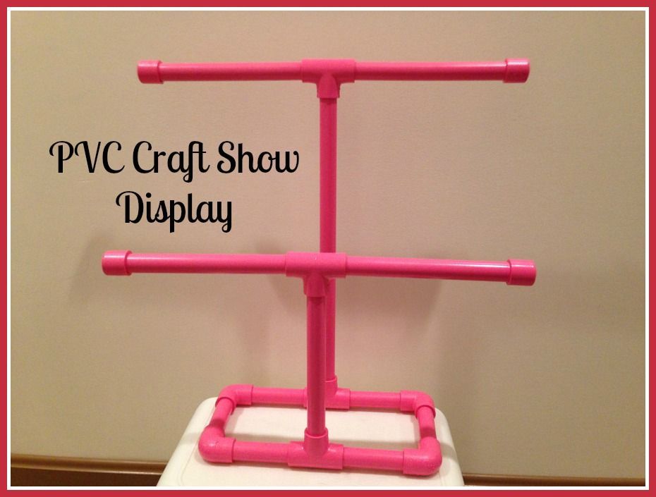 craft faire displays | made this PVC Craft Show Display for my elastic headbands. This …