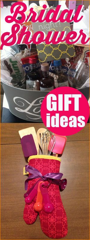 Creative Bridal Shower Gift Ideas.  Great gifts for any occasion.  DIY gift baskets.