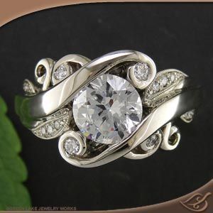 Design Your Own Unique Custom Engagement Ring and Unusual Wedding Bands in Gold and Platinum – Custom Jewelry Gallery