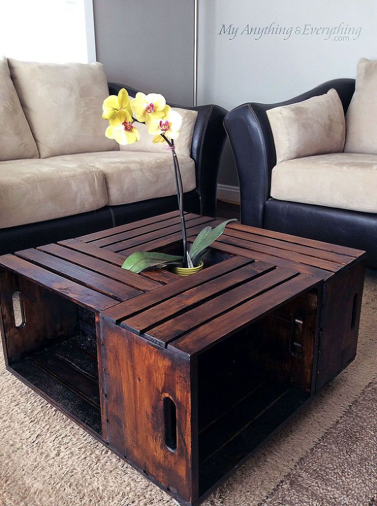 DIY Crate Coffee Table – We all know it can get pretty expensive when redecorating any room in your house, especially new