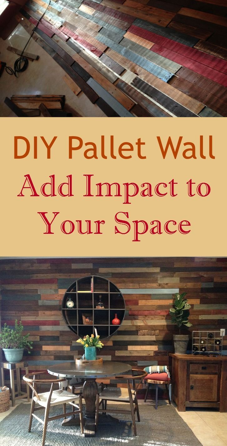 DIY Pallet wall