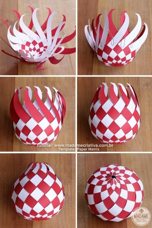 DIY paper Balls tutorial! So beautiful! Im totally making this for Christmas!