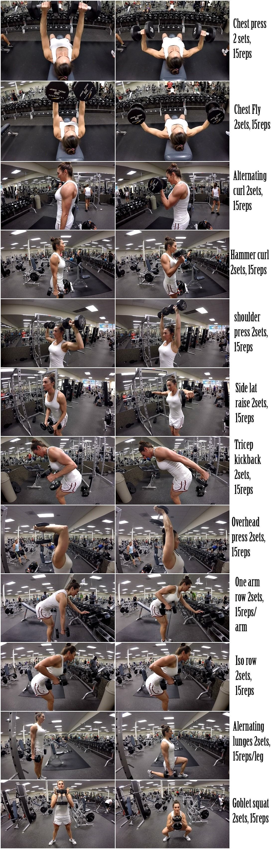 Dumbbell Full Body Workout Routine