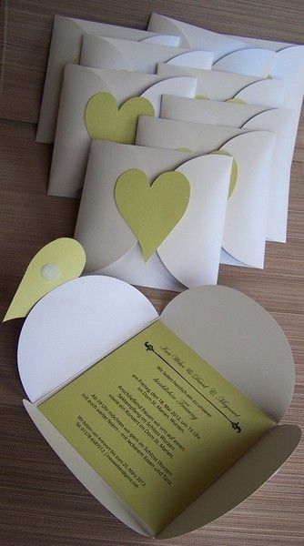 Einladungskarte Herz – Hochzeitskarten von Kartenmanufaktur-Arndt – Hochzeitskarten – Hochzeit – DaWanda