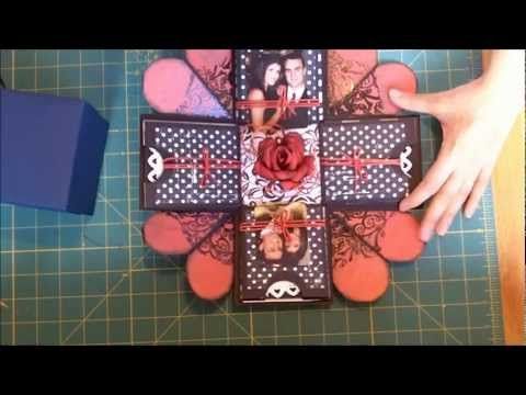 Exploding box video.  No measurements or verbal instructions, but a good illustration and a beautiful song in the background.