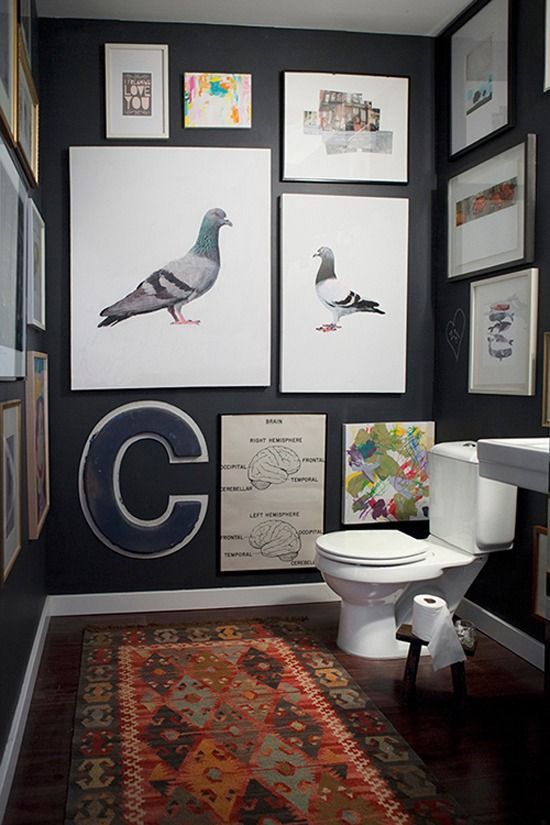Eye Candy: 10 Bathrooms That Have Gone To The Dark Side  Curbly | DIY Design Community