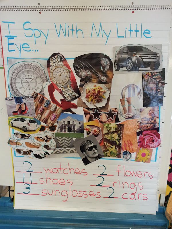 Eye Spy Class Activitiy – use with Five senses unit ~ Chalk Talk: A Kindergarten Blog