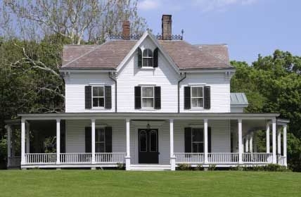 farmhouse plans with wrap around porch | Farm House Porches | Country Porches | Wrap Around Porches