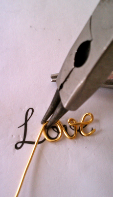 H is for Handmade: Guest Post: Love Script Necklace Tutorial, by Megan
