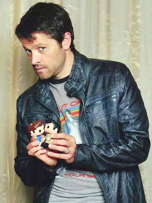 He just had to go there… those dolls I swear Misha really… I say this even though I cant stop laughing.