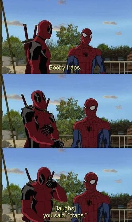 His references (while childish) are really contemporary. | 23 Reasons Everyone Should Love Deadpool