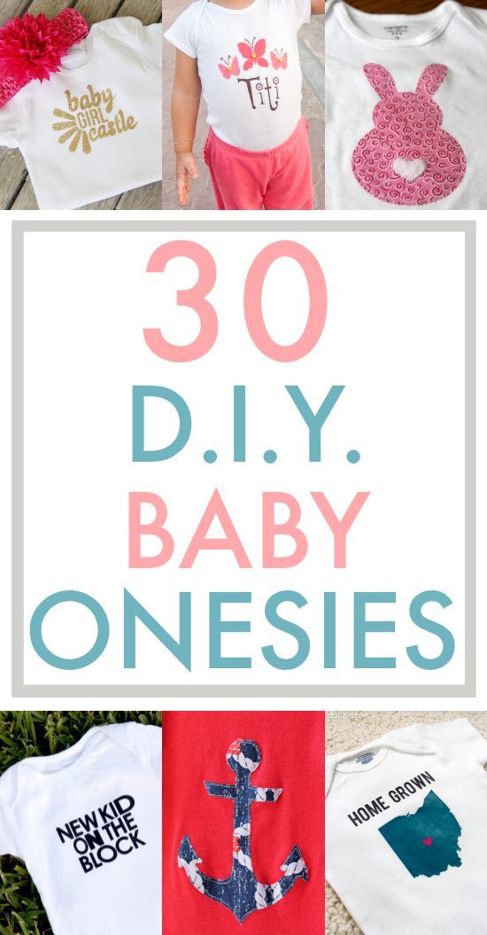 Holy cuteness, Batman!  This collection of 30 baby onesies is my one-stop-shop for inspiration!   No more wracking my brain for