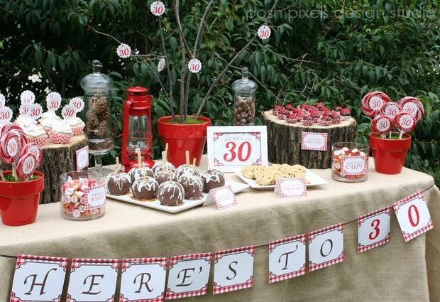 Hostess with the Mostess – Rustic 30th Birthday